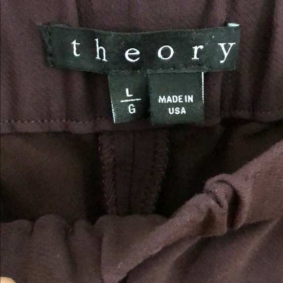 Theory Ponte Pull On Pant on Aubergine Size L - Picture 5 of 8